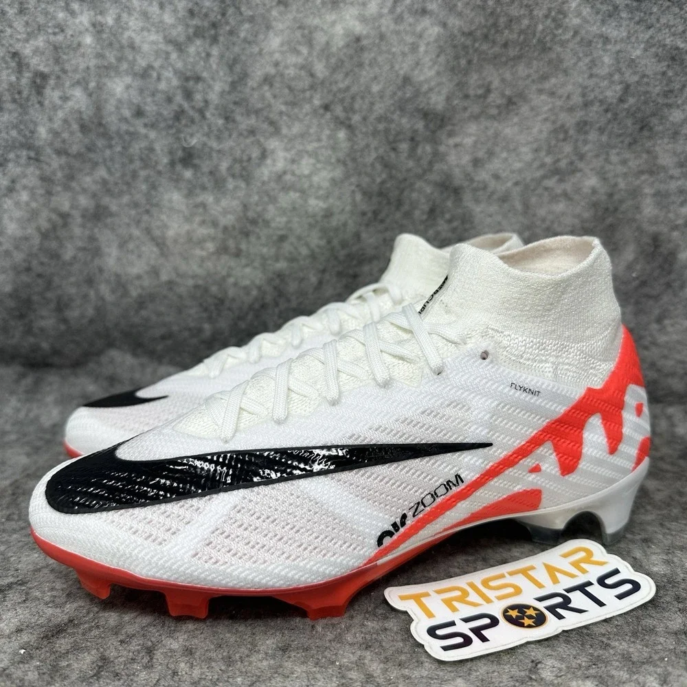 Nike Mercurial Superfly 9 Elite FG Soccer Cleats Mens Size 4 White Red Bosnia